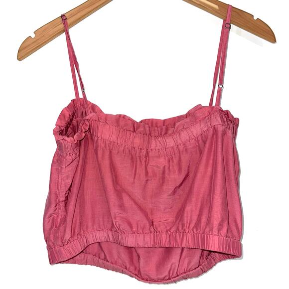 Velvet by Graham & Spencer Sorbet Pink Divya Cotton Silk Cami Top Size Small - Picture 9 of 14